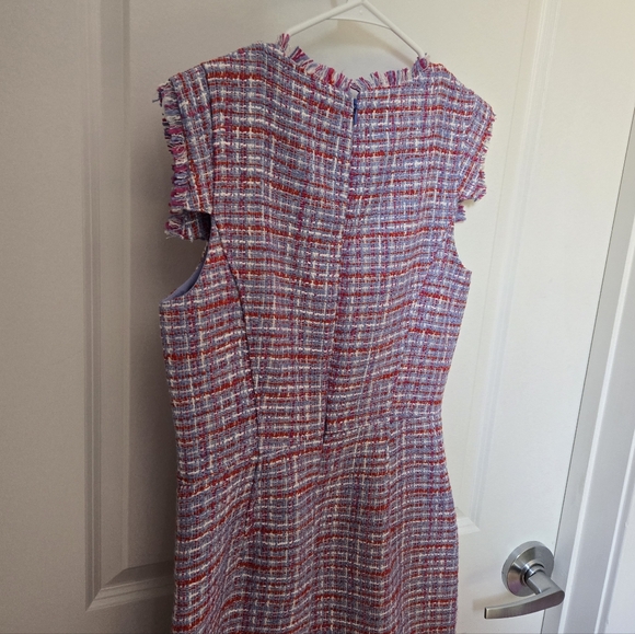 (Tall) J.Crew Azalea Tweed Resume Sheath Dress Sz 6T - Picture 9 of 14